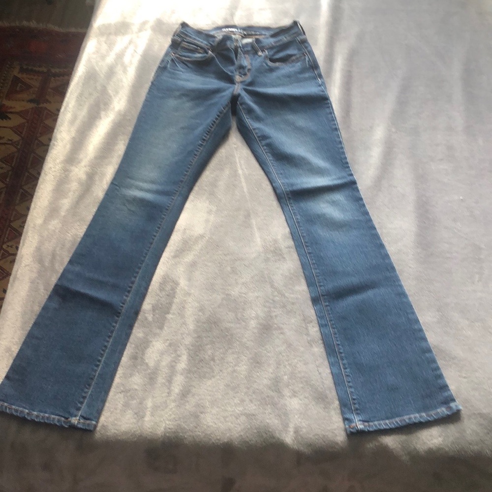 Mid-rise, Old Navy jeans, tall, size 00. Never worn. Stretchy, perfect condition